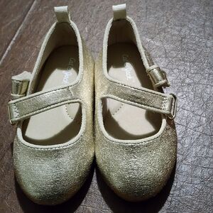 Cat & Jack Gold Kids Dress Shoes